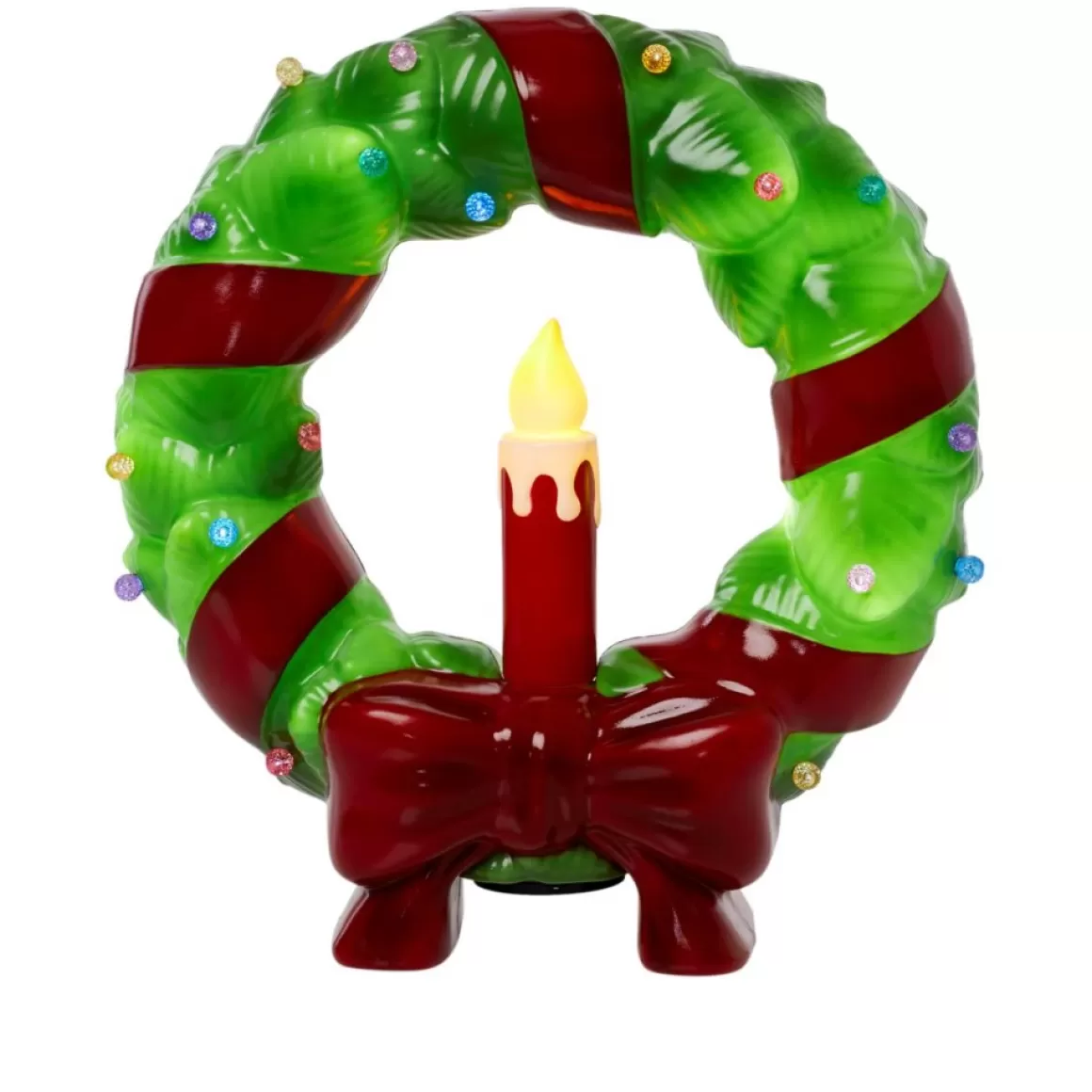 Mr. Christmas Led Blow Mold Wreath With Timer