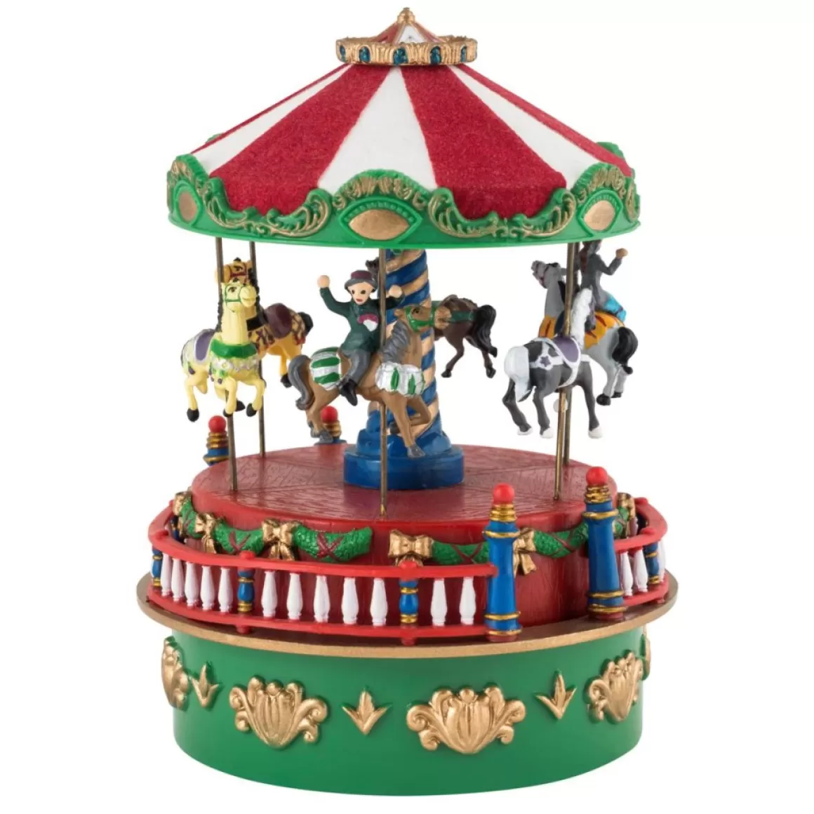 Mr. Christmas Mini Carnival Music Box Carousel