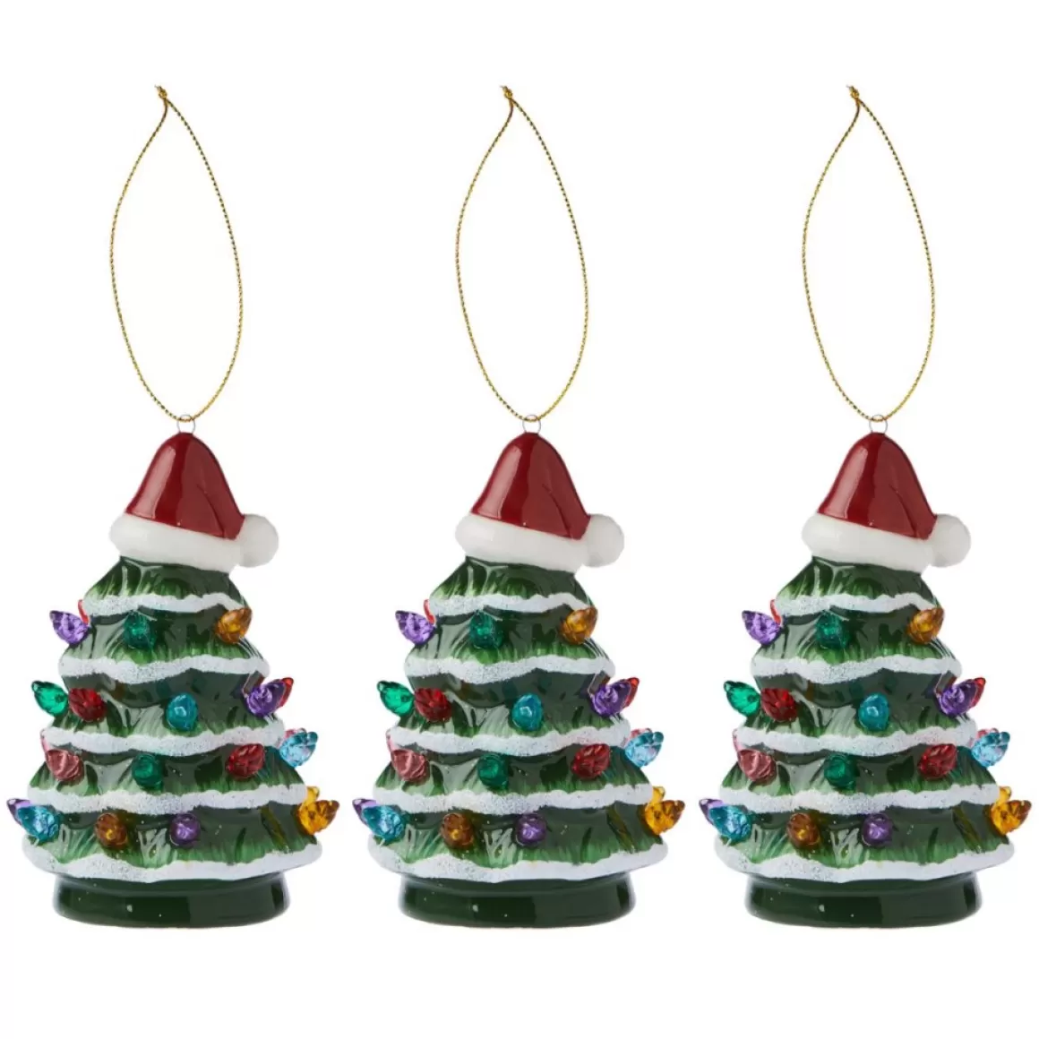 Mr. Christmas Mini Tree Toppers - Set Of 3