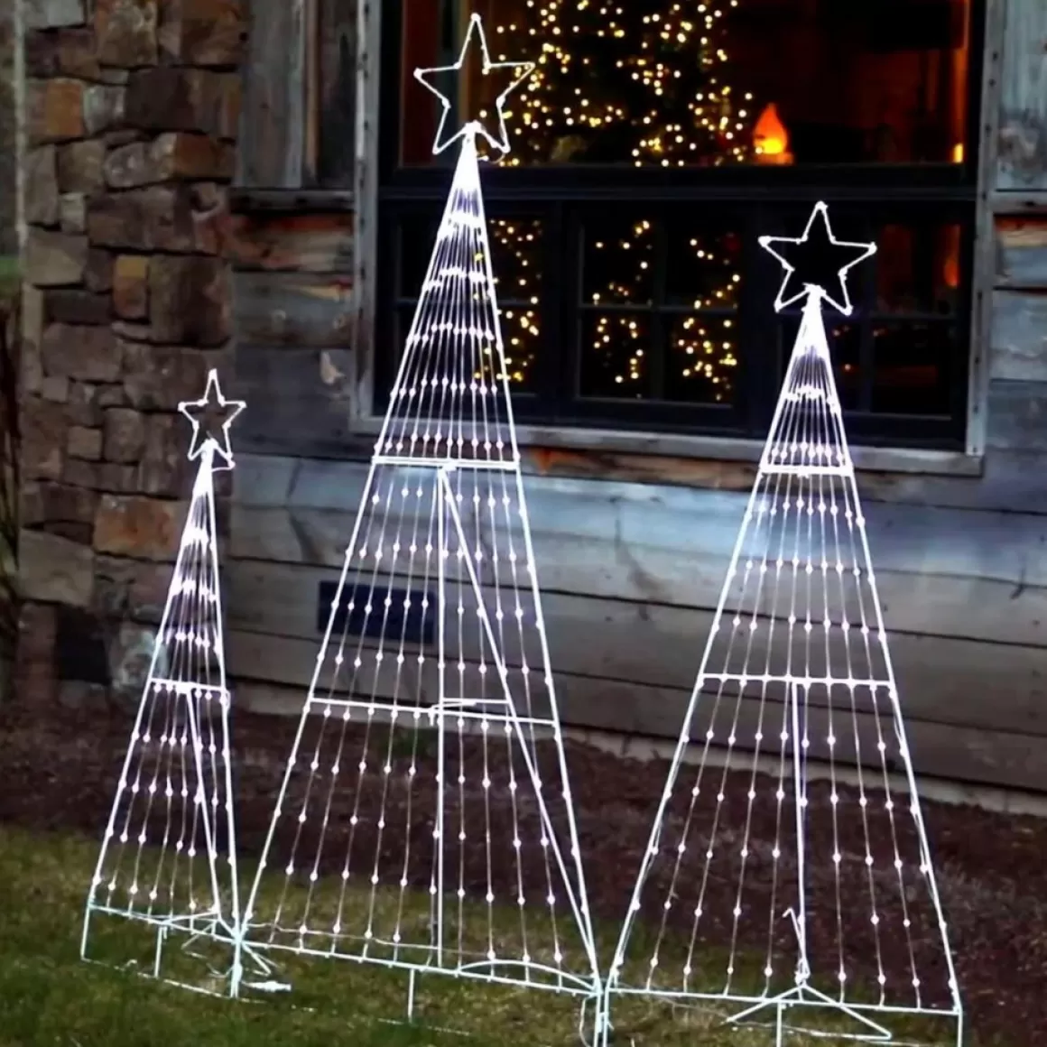 Mr. Christmas Multifunction Led Folding Forest 3-Piece Set