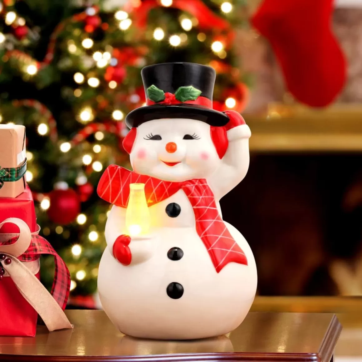 Mr. Christmas Nostalgic Holiday Figure With Led Lights And Timer