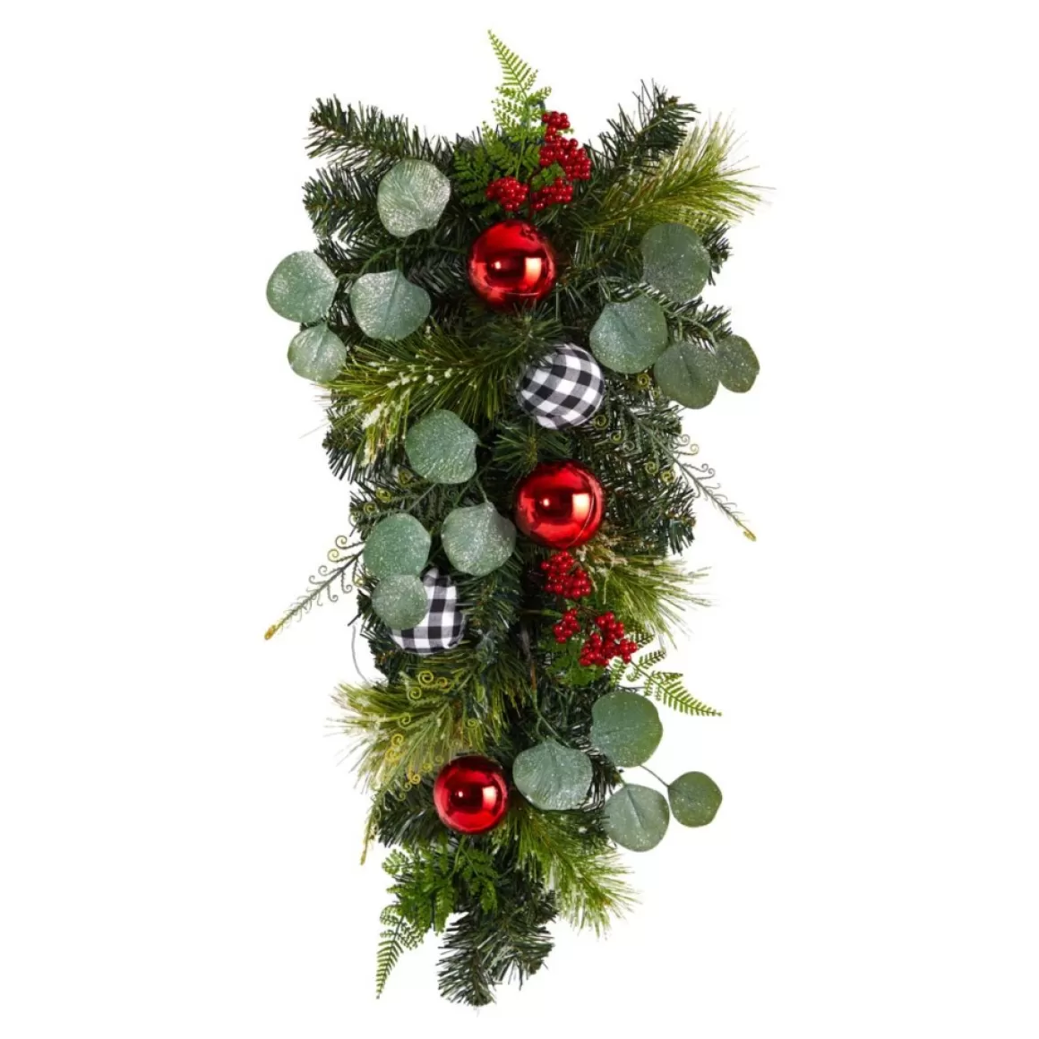 Nearly Natural 26" Holiday Christmas Greenery Ornament Artificial Swag