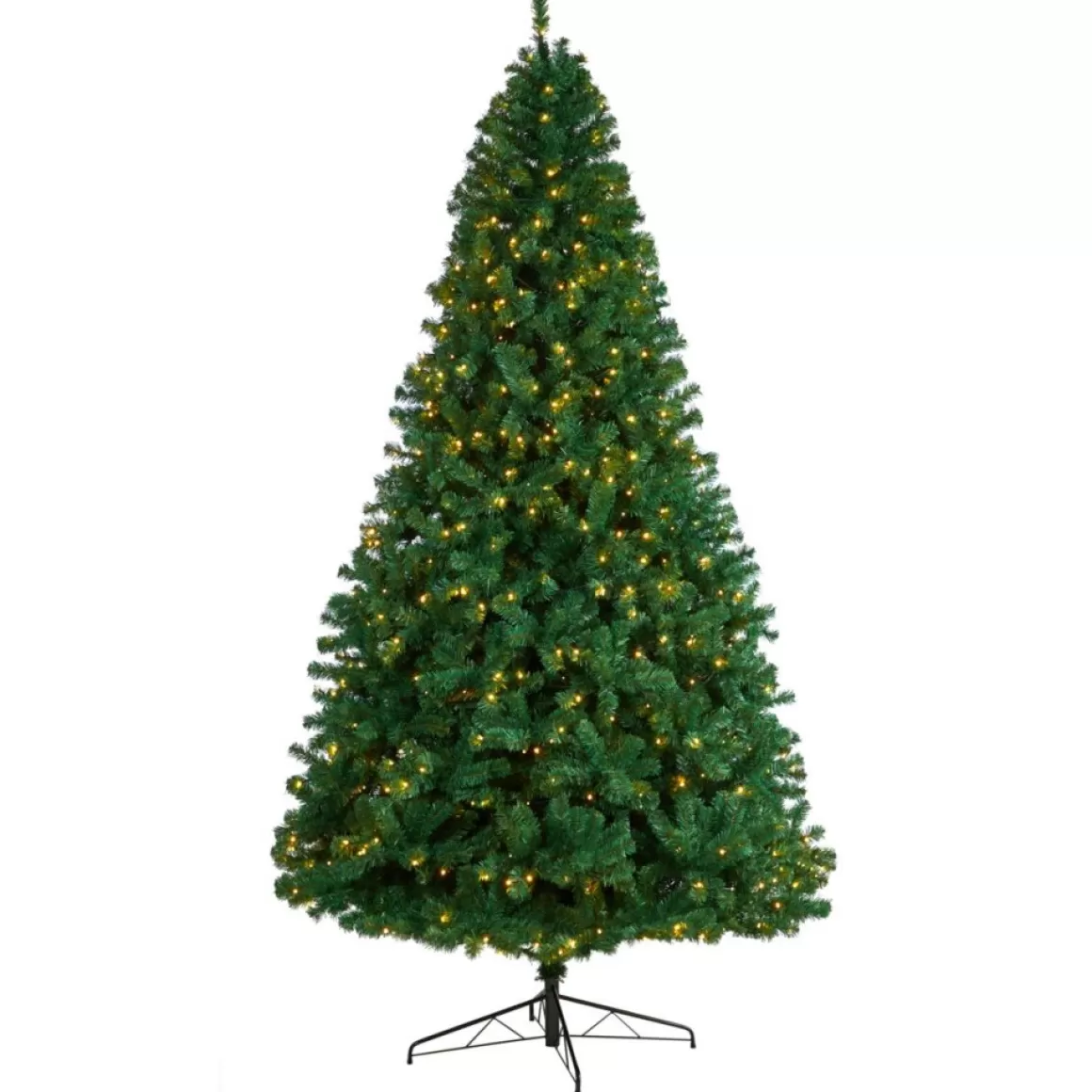 Nearly Natural 9 Ft. Northern Tip Christmas Tree With 650 Led Lights