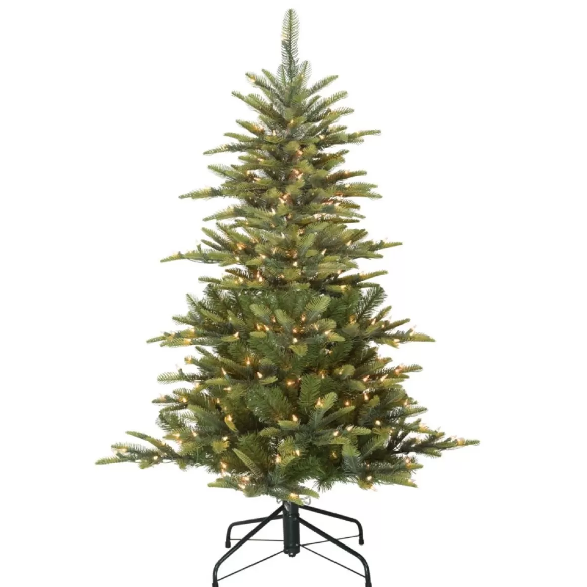 Puleo International Puleo 4-1/2 Ft. Pre-Lit Arctic Fir Artificial Christmas Tree