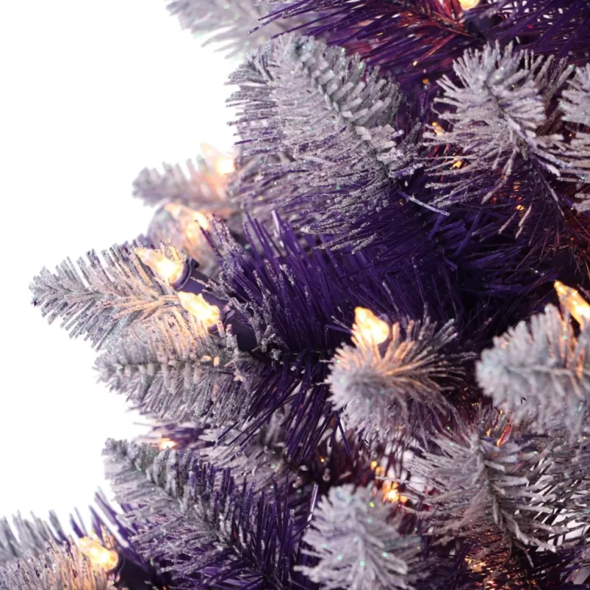 Puleo International 3' Prelit Fashion Purple Artificial Christmas Tree