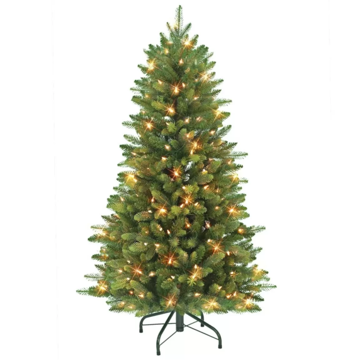 Puleo International 4.5' Pre-Lit Slim Westford Spruce Tree