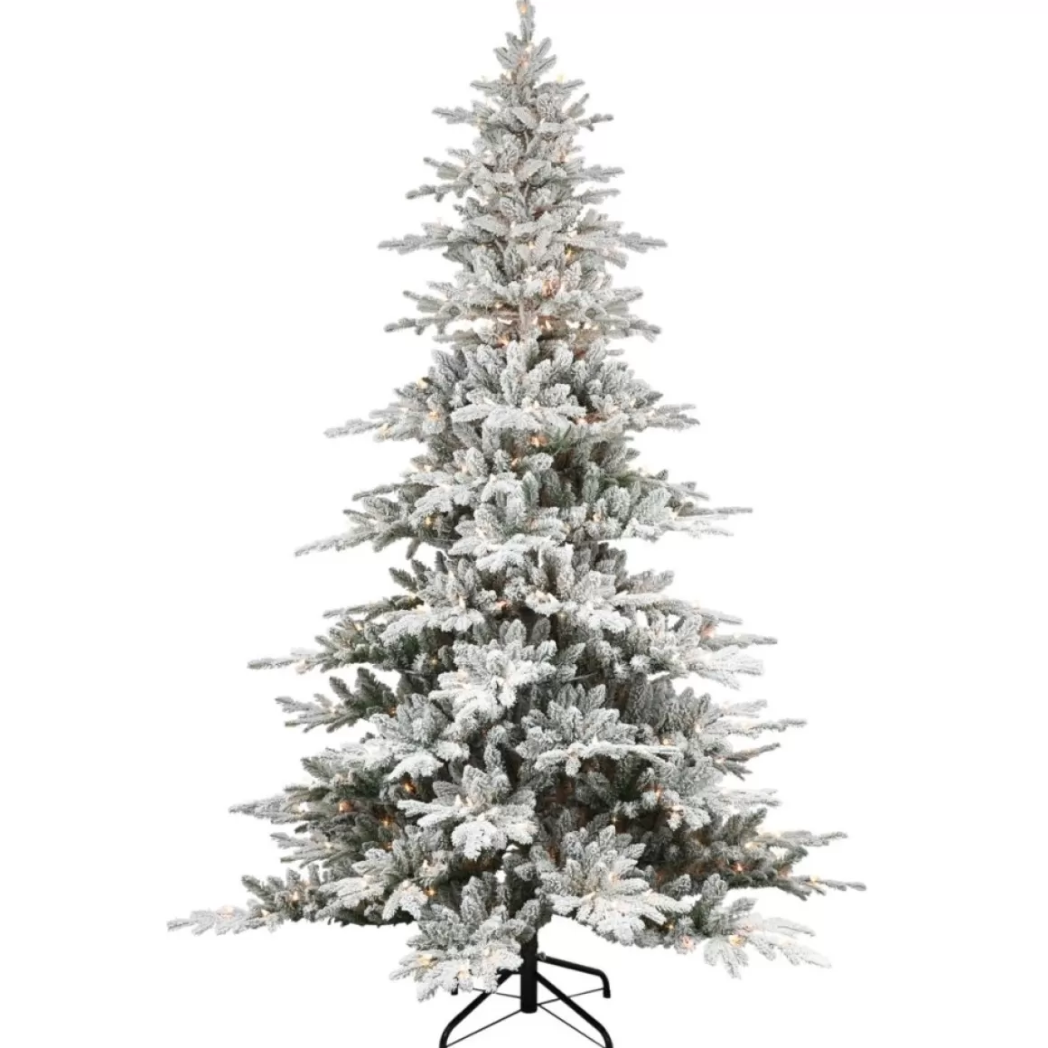 Puelo International Puleo International 6.5' Prelit Flocked Utah Fir Tree 350 Clear Lights