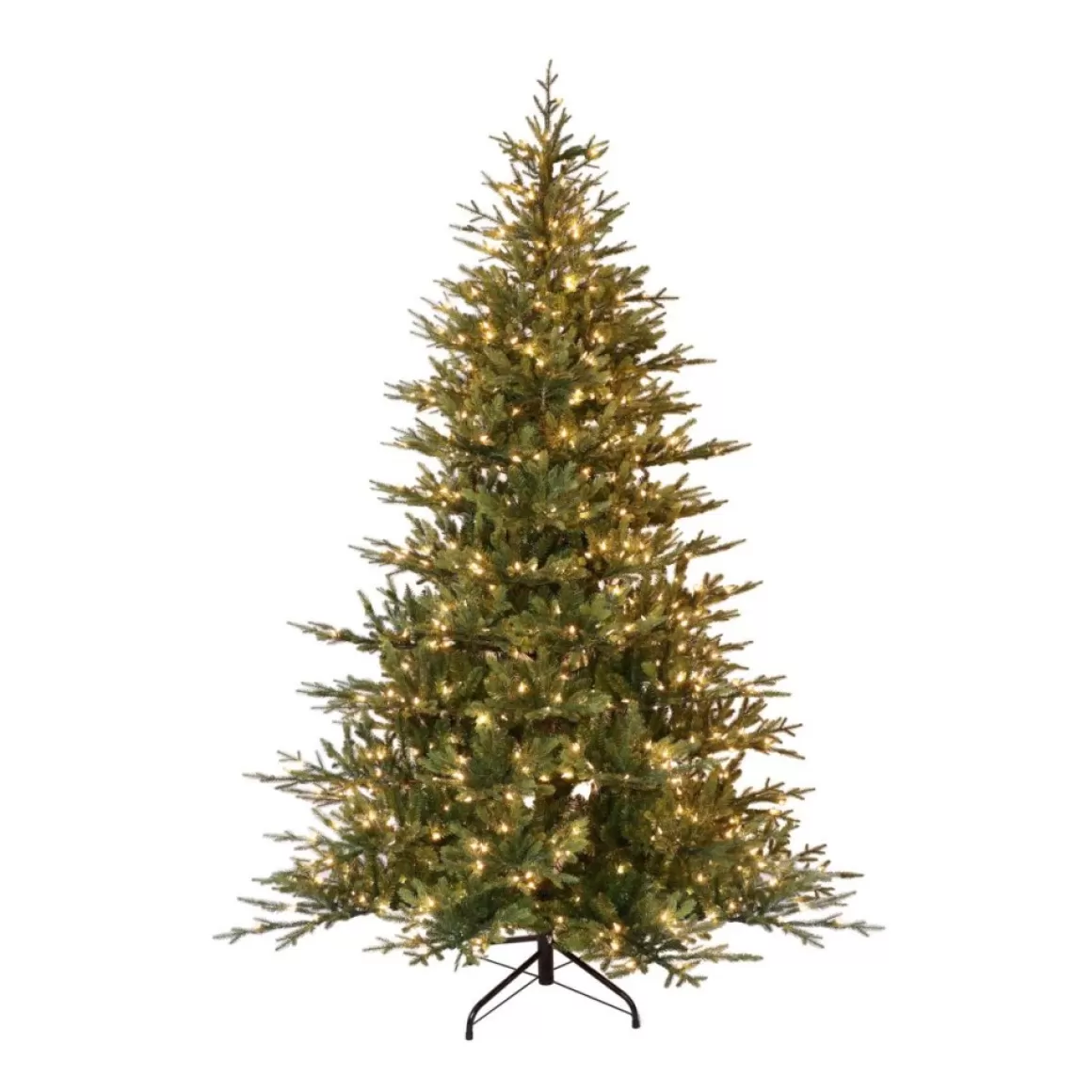 Puleo International 7.5' Pre-Lit Balsam Fir Christmas Tree