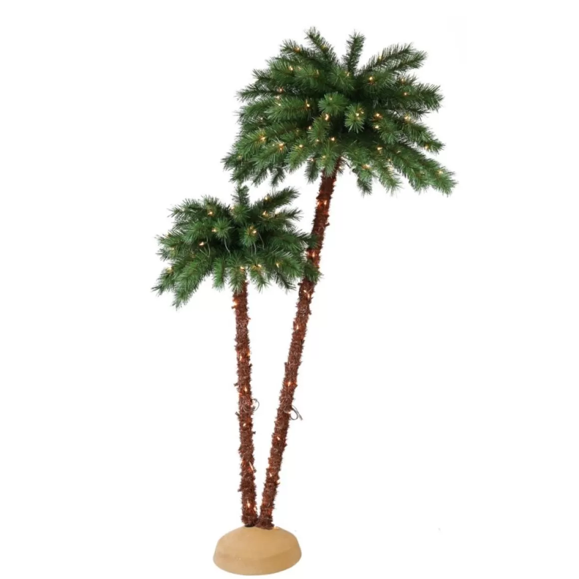 Puleo International Premium 3.5'/6' Artificial Palm Tree W/ 175 Lights