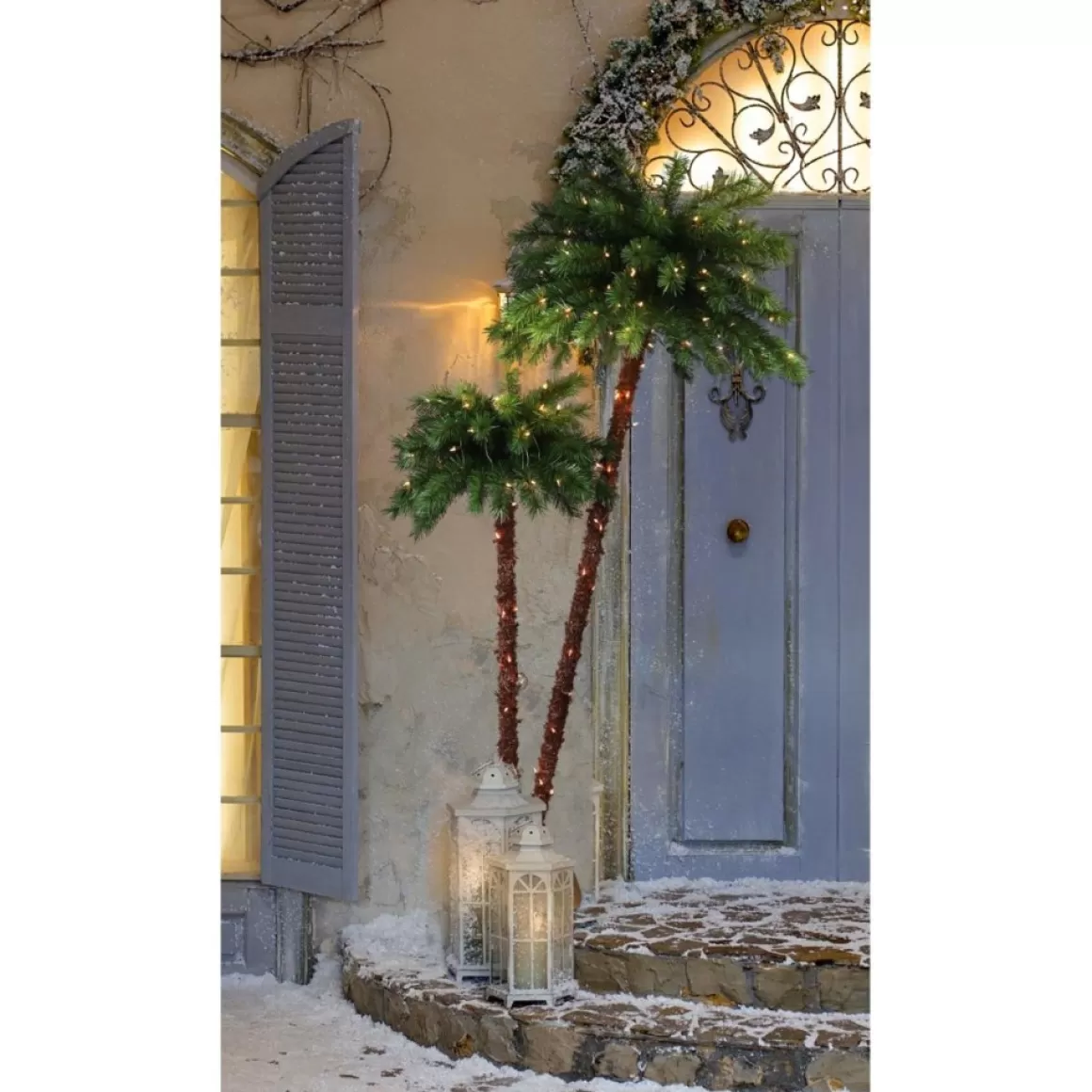 Puleo International Premium 3.5'/6' Artificial Palm Tree W/ 175 Lights