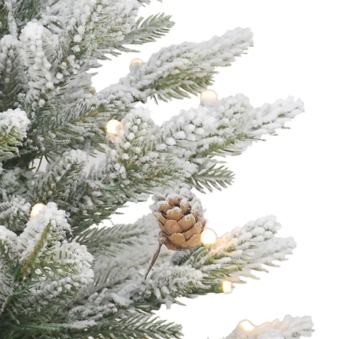 Puleo International Puleo Intl. Prelit 2' Table Top Artificial Christmas Tree In Metal Pot