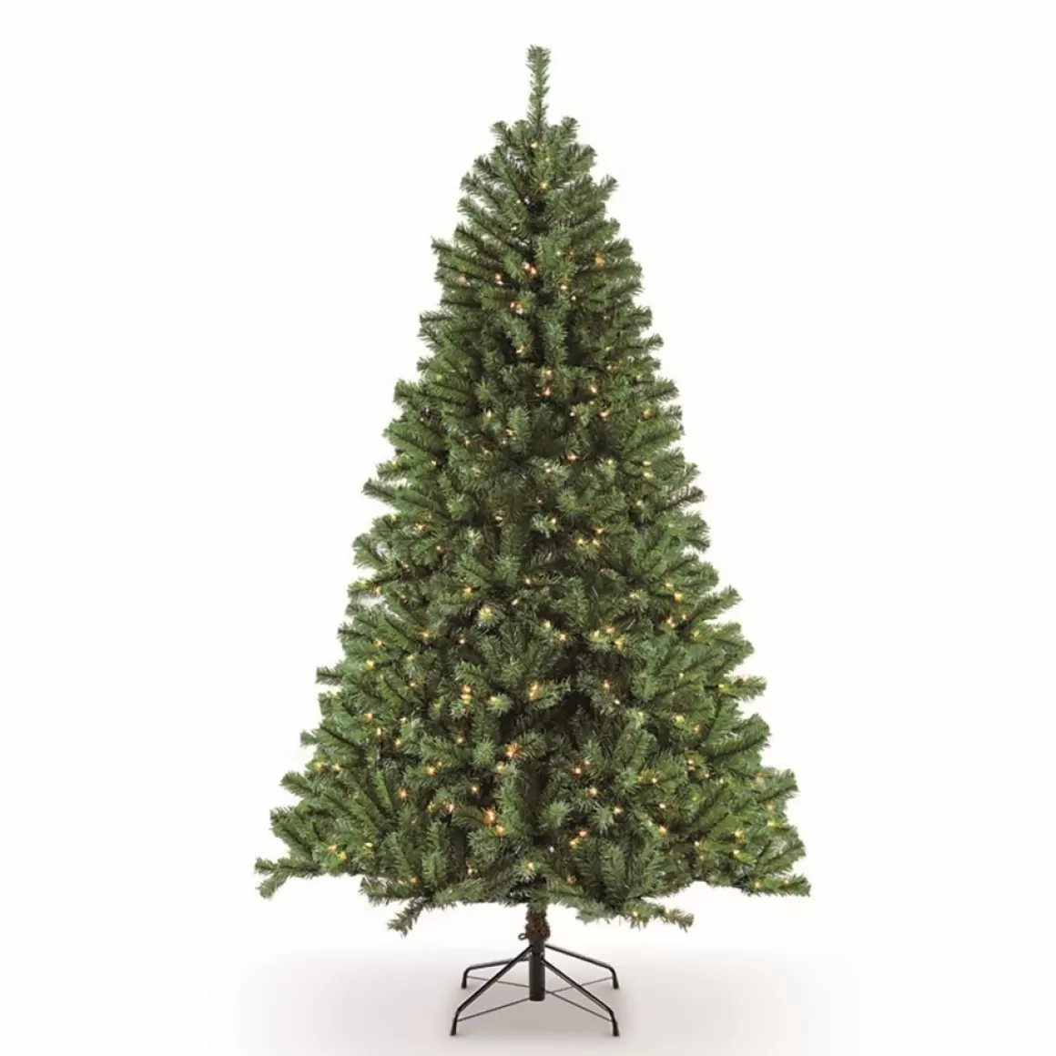 Puleo International Puleo Intl. Pre-Lit 6.5' Northern Fir Artificial Christmas Tree, Green