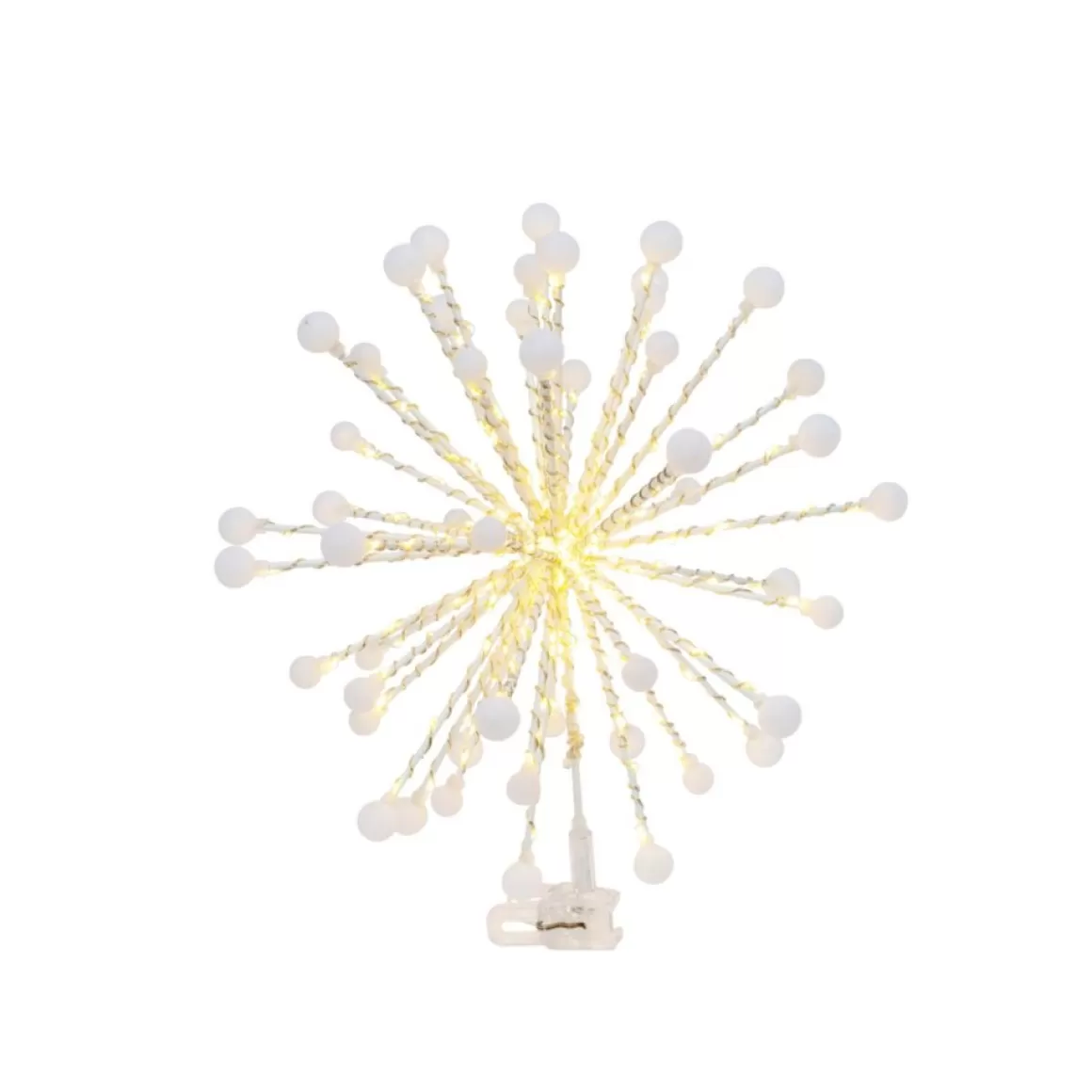 Gerson The Company 13.7"H Electric Led Starburst Tree Topper