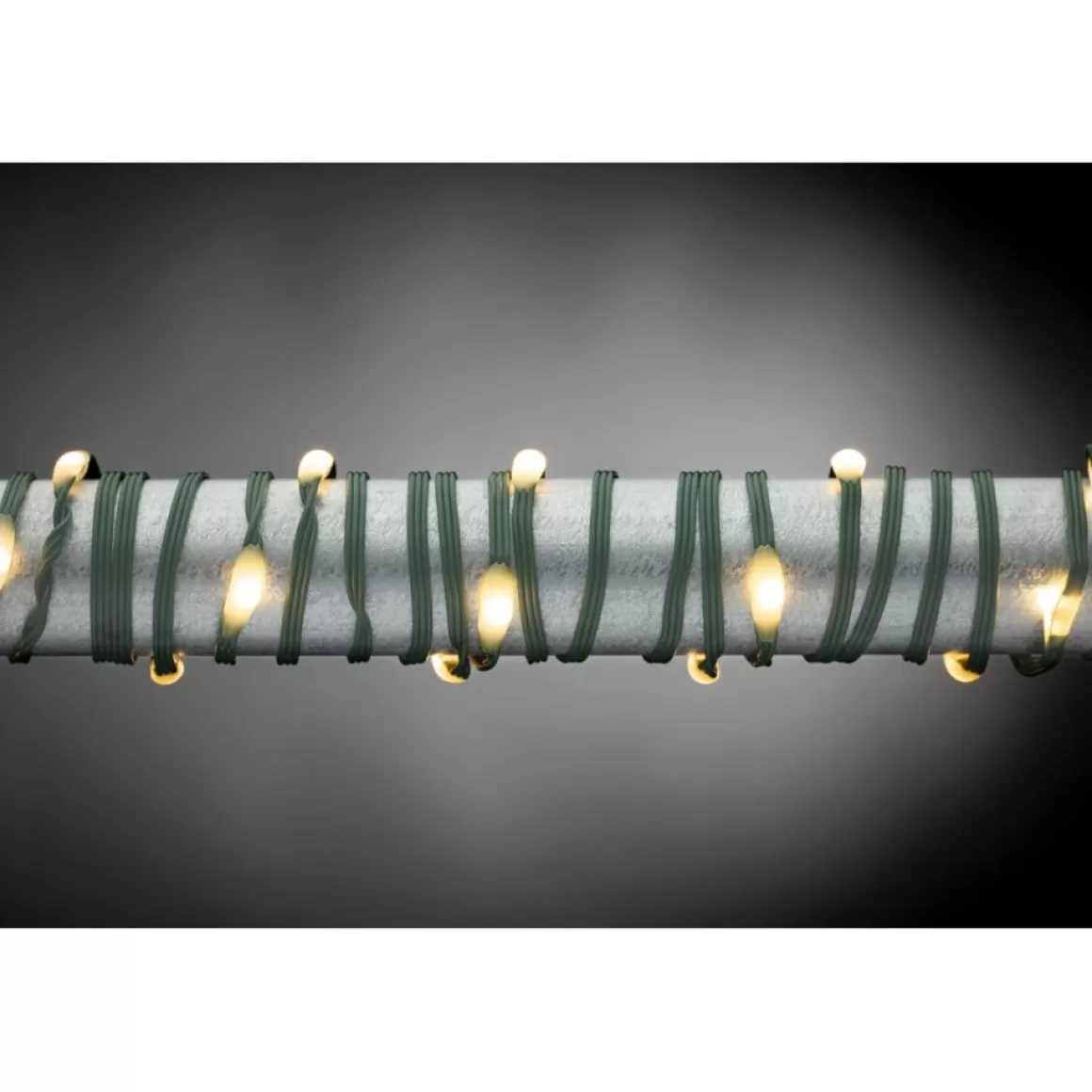 Gerson The Company 50-Foot Warm White Micro Led, Green String