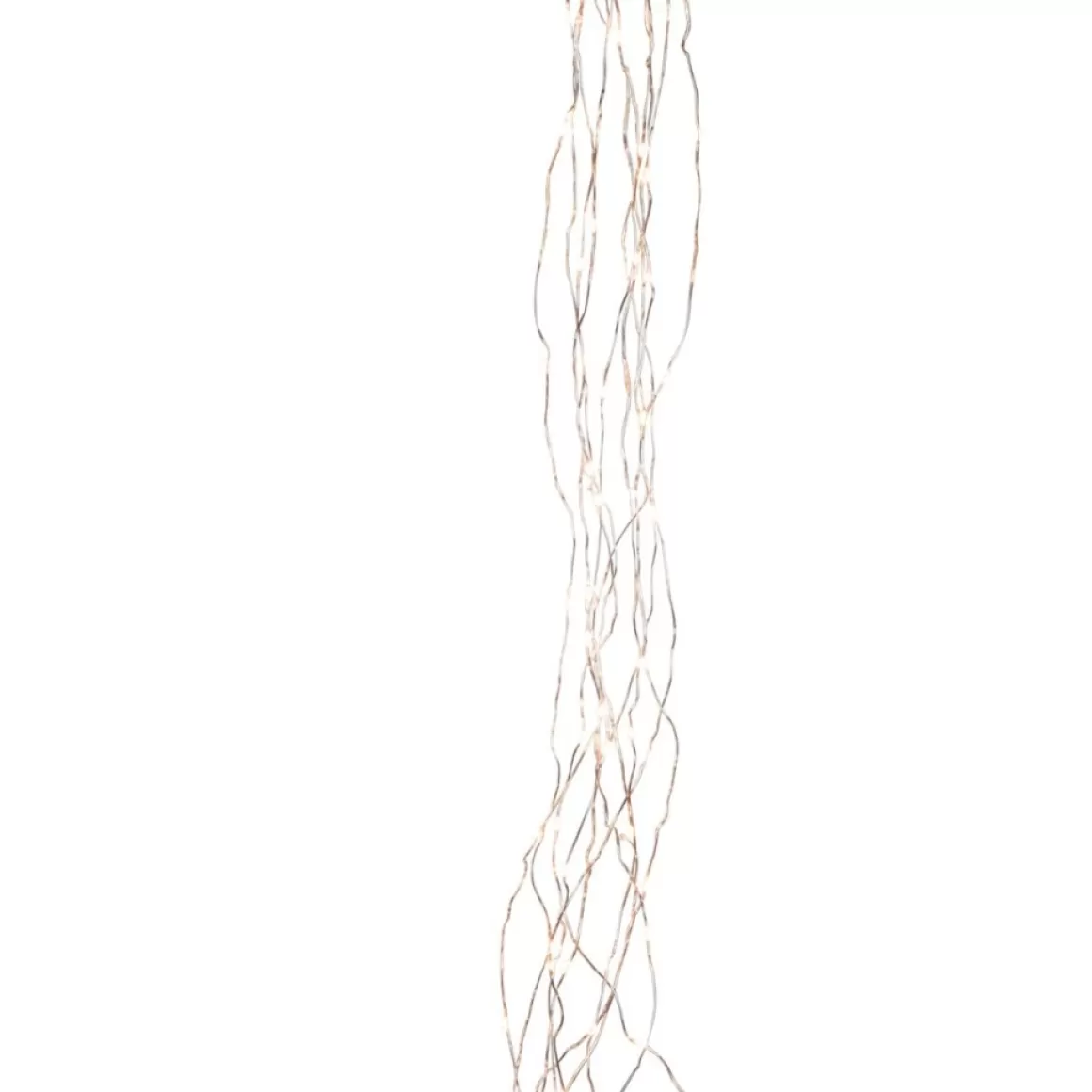 Gerson The Company 6' Warm White Led Light String Spray On Silver Wire