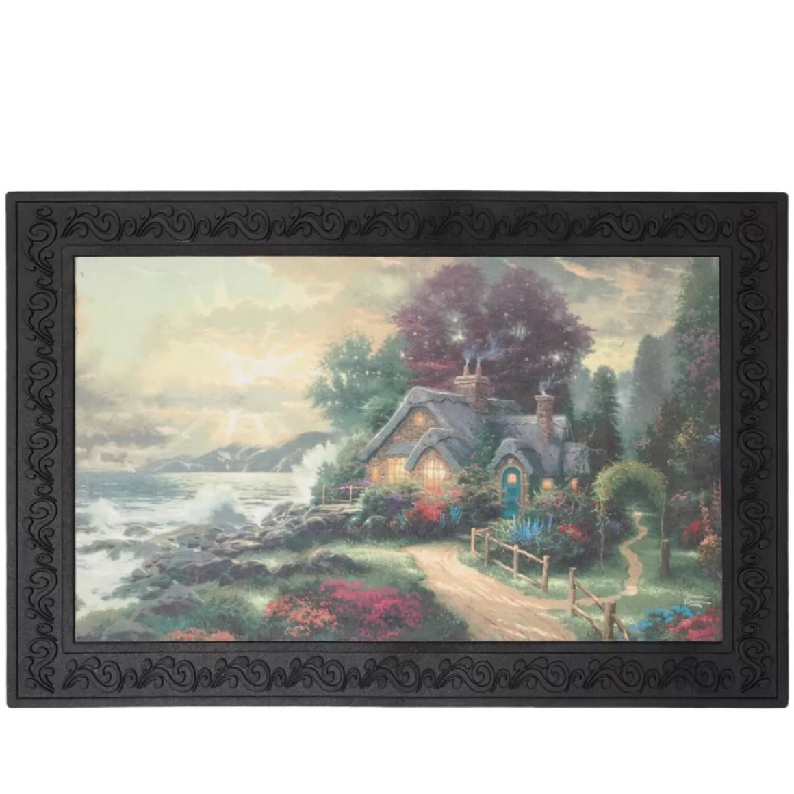 Thomas Kinkade Interchangeable Seasonal Doormat Set