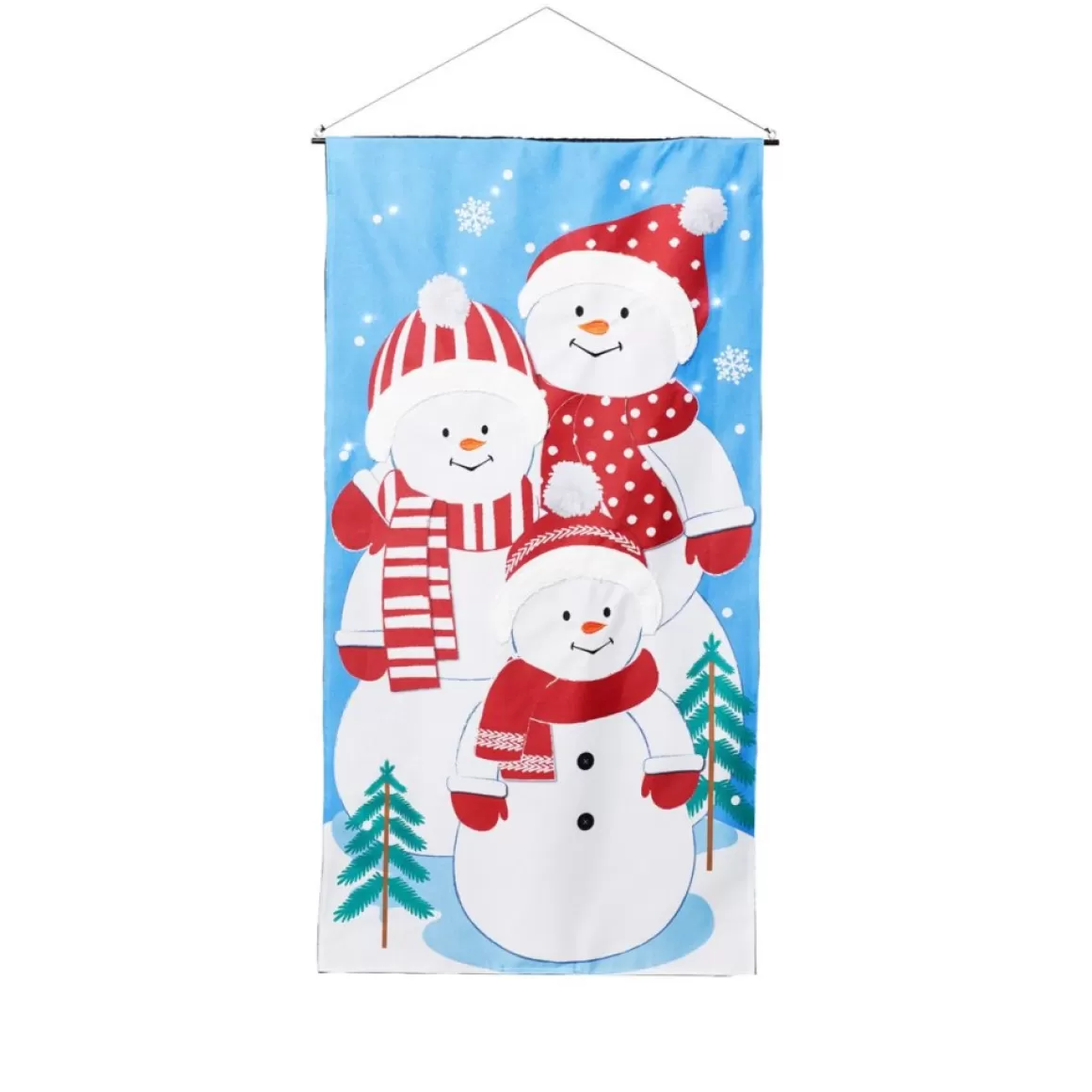 Wind & Weather Wind And Weather Led Hanging Holiday Door Banner