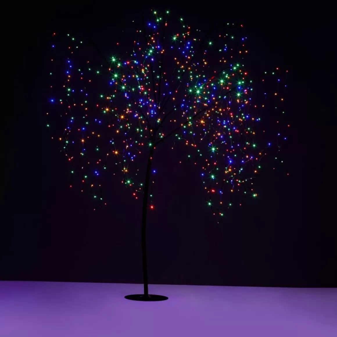 Winter Lane 7' Color Changing Willow Tree