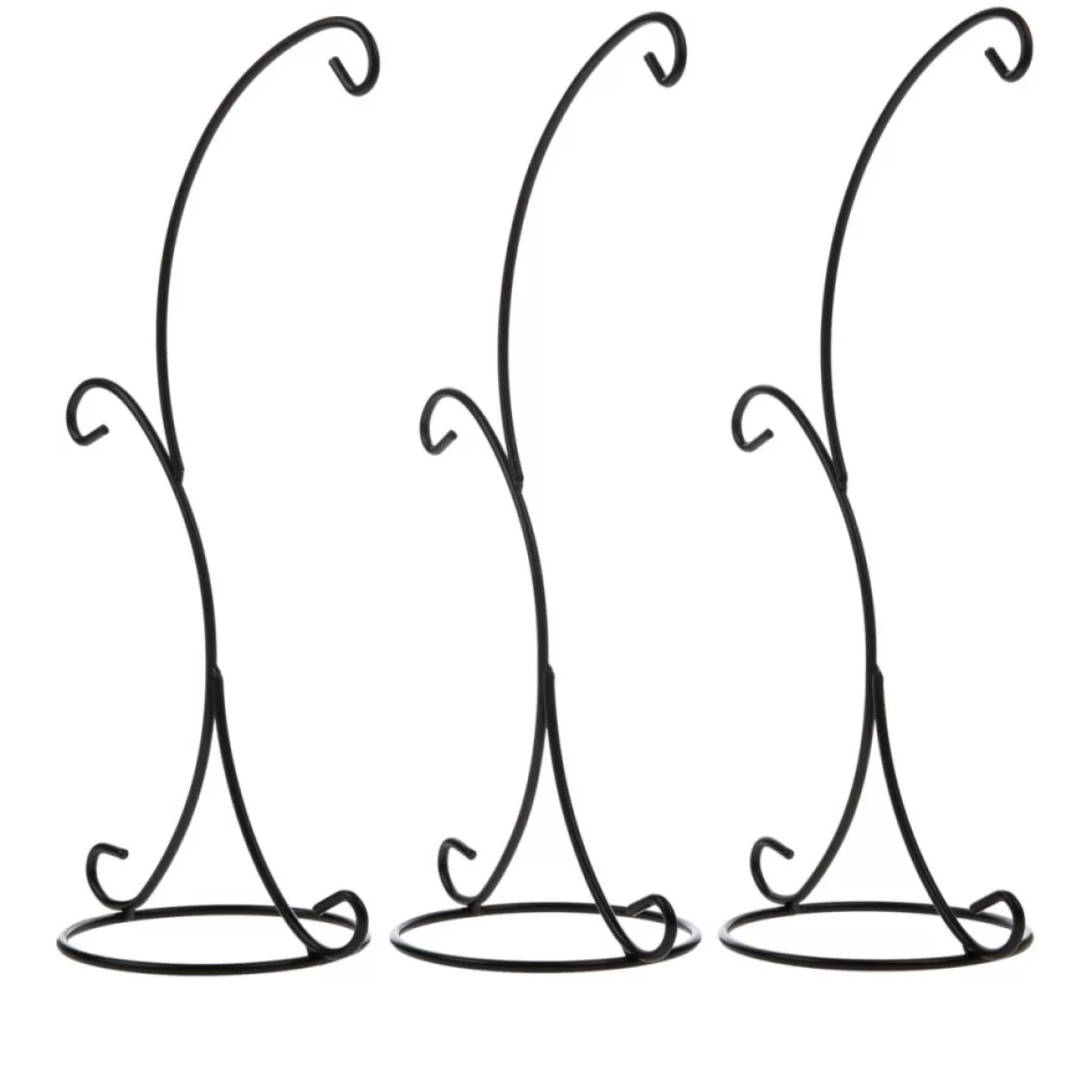 Winter Lane Two-Tiered Ornament Stands - Set Of 3