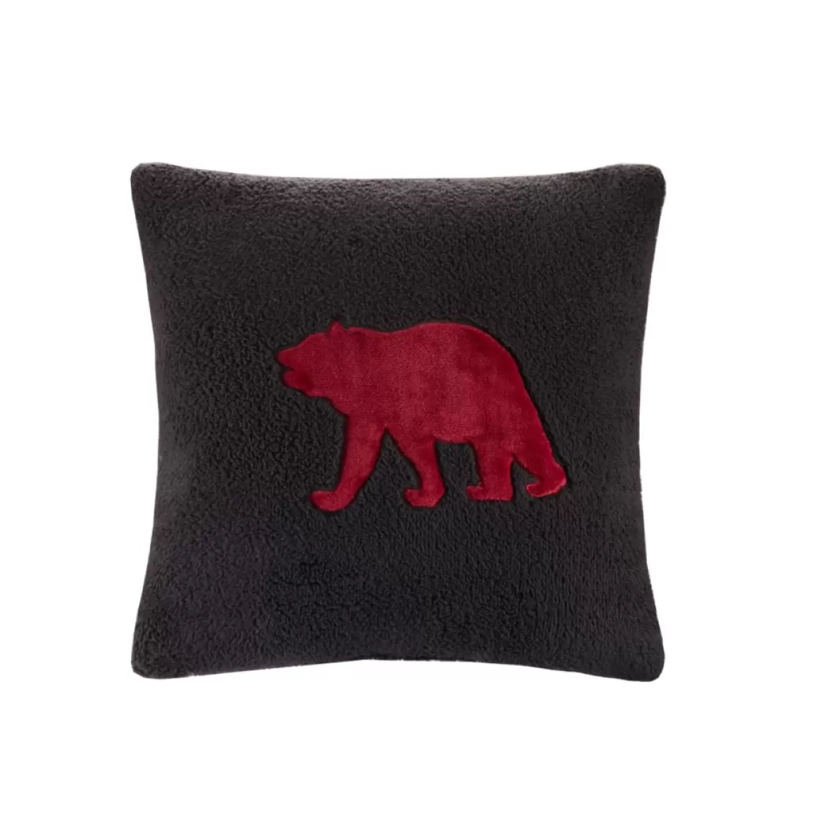 Woolrich Alton 3-Piece Red/Black Plush To Sherpa Twin Comforter Set